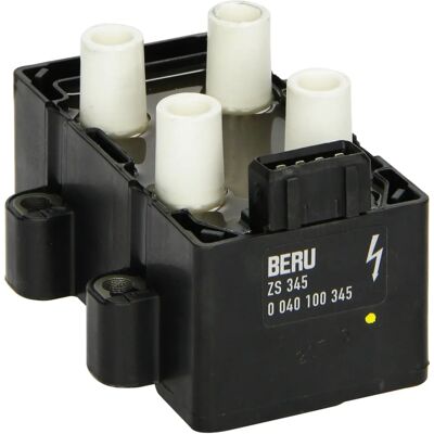 Bobine d'allumage Beru - Zündspule - 12V, 4 Connexions - Double étincelle - Sans électronique - Pour Renault Clio/Kangoo/Laguna/Megane/Twingo - Publicité Bobine d'allumage Beru - Zündspule - 12V, 4 Connexions - Double étincelle - Sans électronique - Pour Renault Clio/Kangoo/Laguna/Megane/Twingo - Publicité