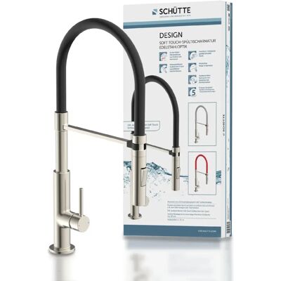 SCHÜTTE Design Kitchen Faucet - Silver, Swivel, Pull-Out, 360° - Kitchen Faucet SCHÜTTE Design Kitchen Faucet - Silver, Swivel, Pull-Out, 360° - Kitchen Faucet