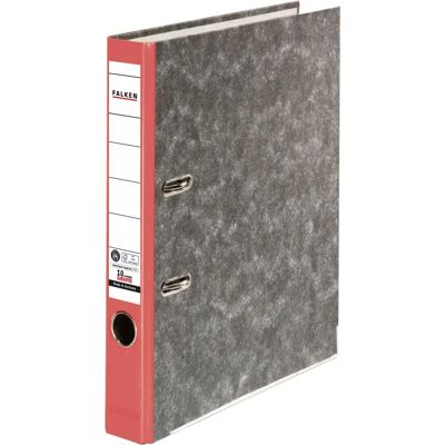 FALKEN 80024136 - Classeur recyclé - A4 - 50mm dos - Rouge - Classeur - Publicité FALKEN 80024136 - Classeur recyclé - A4 - 50mm dos - Rouge - Classeur - Publicité
