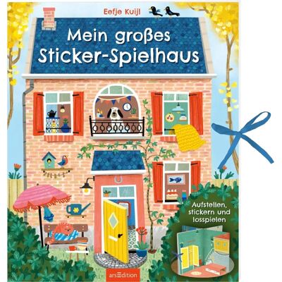 Casa dei Giocattoli di Sticker Grande di arsEdition - Casa delle bambole e libro di adesivi Casa dei Giocattoli di Sticker Grande di arsEdition - Casa delle bambole e libro di adesivi