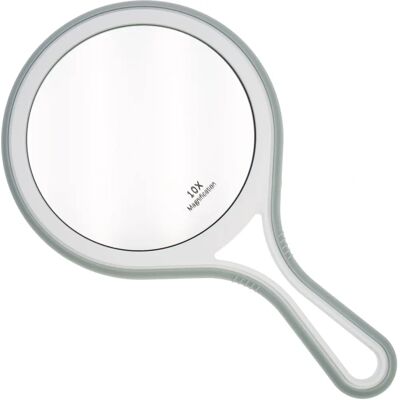Fantasia Hand Mirror 10x Magnification - Cosmetic Mirror Fantasia Hand Mirror 10x Magnification - Cosmetic Mirror