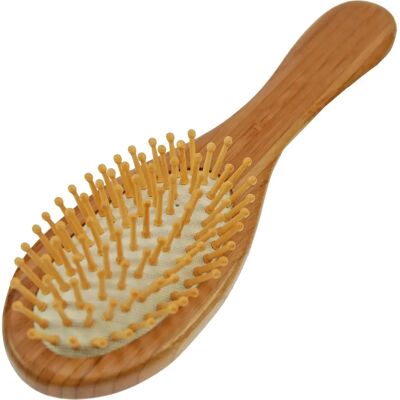 Brosse à cheveux en bambou Fantasia - Écologique, vegan, format voyage Brosse à cheveux en bambou Fantasia - Écologique, vegan, format voyage