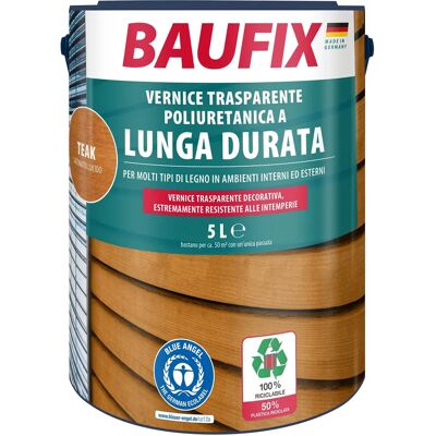 BAUFIX Teak Holzlasur - UV & Wetterbeständig - 5L BAUFIX Teak Holzlasur - UV & Wetterbeständig - 5L