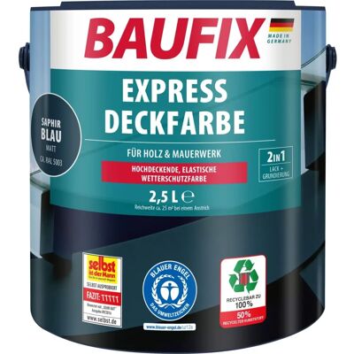 BAUFIX Saphirblauw Elastische Weerbestendige Verf - Verf BAUFIX Saphirblauw Elastische Weerbestendige Verf - Verf