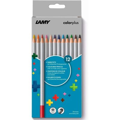 Colorplus Dreieckige Farbstifte-Set - 12 Sticks Colorplus Dreieckige Farbstifte-Set - 12 Sticks