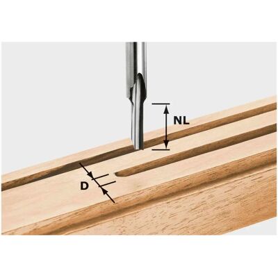Festool HS S8 D 4/15 V-groove bit - 1 st Festool HS S8 D 4/15 V-groove bit - 1 st