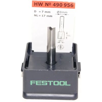 Festool - Fräser mit D8mm - Langlebiger Hartmetall - Für Verschiedene Materialien - Fräser D7/17 - 490956 Festool - Fräser mit D8mm - Langlebiger Hartmetall - Für Verschiedene Materialien - Fräser D7/17 - 490956