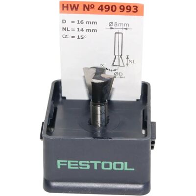 Festool Fräser D16/13,5/15° - Holzverbindung Festool Fräser D16/13,5/15° - Holzverbindung