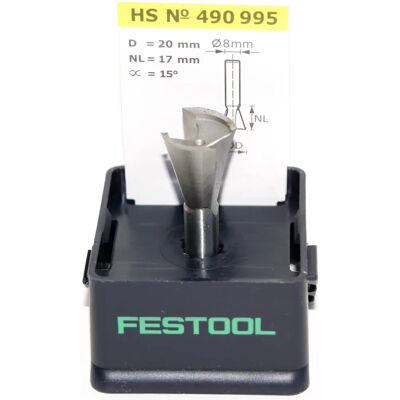 Festool D20/17/15° Fräser - Schwalbenschwanz - Fräser Festool D20/17/15° Fräser - Schwalbenschwanz - Fräser