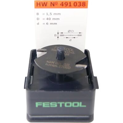 Festool Router Bit - D40x1.5 - Suitable for sealing grooves Festool Router Bit - D40x1.5 - Suitable for sealing grooves