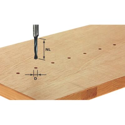 Festool Model D5/30 Centreringsbor - Seriebor med 8mm skaft Festool Model D5/30 Centreringsbor - Seriebor med 8mm skaft