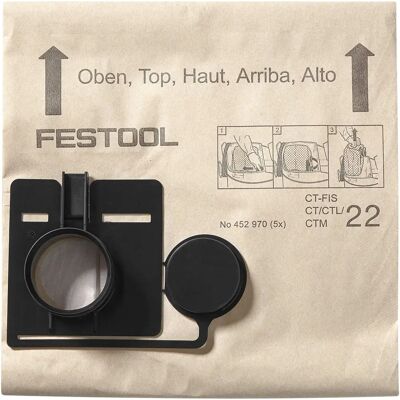 Festool Bolsa Filtro FIS-CT 55/5 - Accesorio para Aspiradora Festool Bolsa Filtro FIS-CT 55/5 - Accesorio para Aspiradora