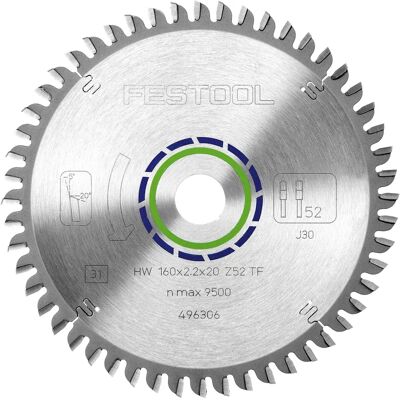 Festool Savsblad HW 160X2.2X20 - Aluminium/Plastik - Savsblad Festool Savsblad HW 160X2.2X20 - Aluminium/Plastik - Savsblad