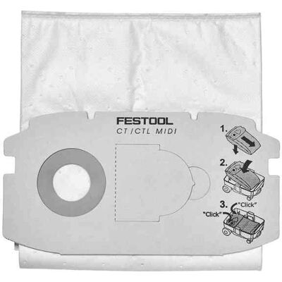 Festool Model 498411 Self-Cleaning Dust Extractor Filter Bag Festool Model 498411 Self-Cleaning Dust Extractor Filter Bag