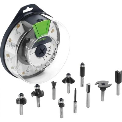 Festool frässats - HW S8 Mix för träbearbetning - 10 delar Festool frässats - HW S8 Mix för träbearbetning - 10 delar