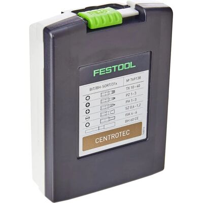 Festool 31-tlg. Bitkassette - Mehrfarbig, 1/4 Zoll Festool 31-tlg. Bitkassette - Mehrfarbig, 1/4 Zoll