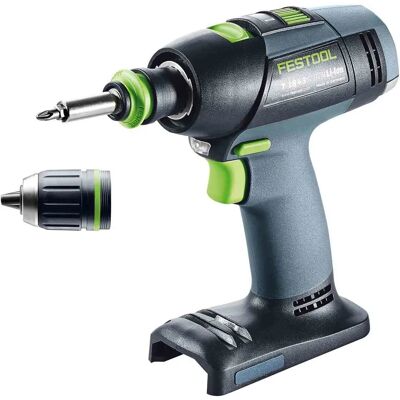 Perceuse sans fil Festool T 18+3 Li-Basic - Moteur longue durée - Publicité Perceuse sans fil Festool T 18+3 Li-Basic - Moteur longue durée - Publicité