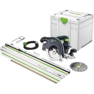 Festool - Scie circulaire portative hk 55 EB-Plus + rail de guidage fsk 420 et lame de scie ? 160 mm - 576131 - Publicité Festool - Scie circulaire portative hk 55 EB-Plus + rail de guidage fsk 420 et lame de scie ? 160 mm - 576131 - Publicité