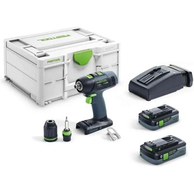 Festool Akku-Bohrschrauber T 18+3 HPC 4.0 - Kompaktes Kraftwerk Festool Akku-Bohrschrauber T 18+3 HPC 4.0 - Kompaktes Kraftwerk