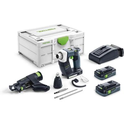 Avvitatore compatto senza fili Festool - Cartongesso, Legno, OSB - 18V, 4,0Ah Avvitatore compatto senza fili Festool - Cartongesso, Legno, OSB - 18V, 4,0Ah