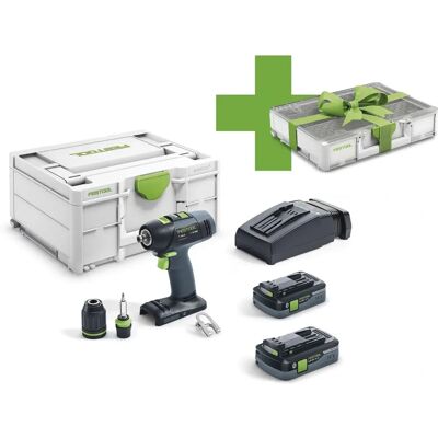 Festool Perceuse sans fil T 18+3 HPC 4.0 I-Plus - Édition Organizer - Publicité Festool Perceuse sans fil T 18+3 HPC 4.0 I-Plus - Édition Organizer - Publicité