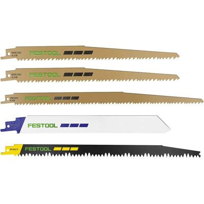 Festool RS-Sort Savklinge Sæt - Træ, Metal - 5 stk Festool RS-Sort Savklinge Sæt - Træ, Metal - 5 stk