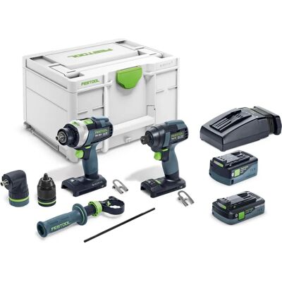 Festool elektrisk værktøjssæt med TID 18 5.0/4.0, TPC 18/4 Festool elektrisk værktøjssæt med TID 18 5.0/4.0, TPC 18/4