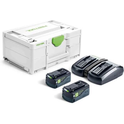 Festool Akku- ja laturisetti - 18V, 2x5Ah - Systainer³ Festool Akku- ja laturisetti - 18V, 2x5Ah - Systainer³