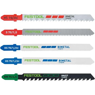 Festool - Modèle 578072 - Ensemble de lames de scie sauteuse précis Festool - Modèle 578072 - Ensemble de lames de scie sauteuse précis