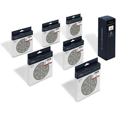 Ensemble de Disques à Abraser Festool Granat - 150mm, 6 Grain, Sans Poussière - Publicité Ensemble de Disques à Abraser Festool Granat - 150mm, 6 Grain, Sans Poussière - Publicité
