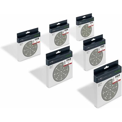 Festool D150/48 Granat Slipkuddar Set - P60 till P320, Dammfri Festool D150/48 Granat Slipkuddar Set - P60 till P320, Dammfri