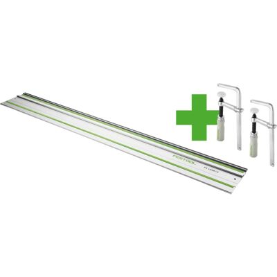 Rail de guidage Festool FS 1400/2 - 1400mm - Avec 2 pinces FSZ 120 Rail de guidage Festool FS 1400/2 - 1400mm - Avec 2 pinces FSZ 120