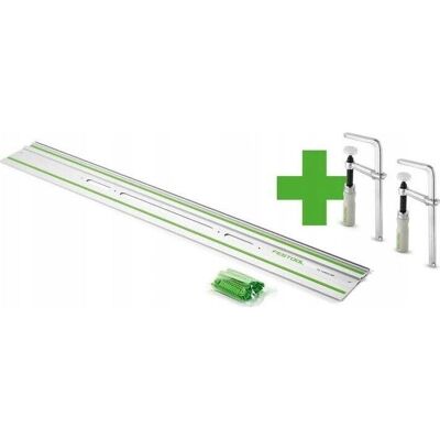 Festool FS 1400/2-KP Geleiderail - 1400 mm - Mit 2x FSZ 120 Klemmen Festool FS 1400/2-KP Geleiderail - 1400 mm - Mit 2x FSZ 120 Klemmen