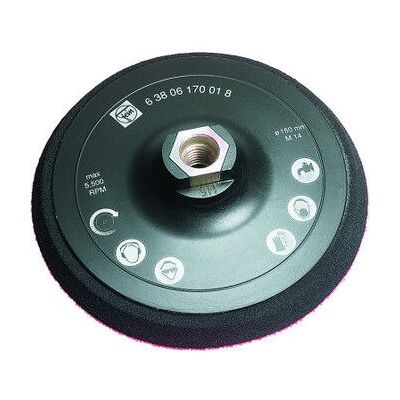 Fein 63806170018 Sander Accessory - Support Plate M14 - 150mm Fein 63806170018 Sander Accessory - Support Plate M14 - 150mm