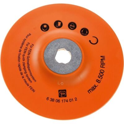 FEIN 63806174012 - Elastisk slipplatta - 180mm - Orange FEIN 63806174012 - Elastisk slipplatta - 180mm - Orange