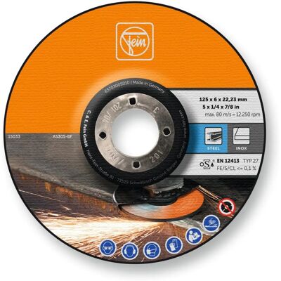 Fein 63703005010 Depressed Center Grinding Disc - Steel Tool Fein 63703005010 Depressed Center Grinding Disc - Steel Tool