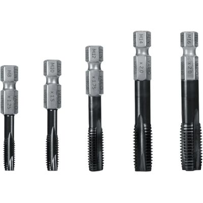 Fein Jeu de tarauds M8-M16 - HSS 5 pcs - Publicité Fein Jeu de tarauds M8-M16 - HSS 5 pcs - Publicité