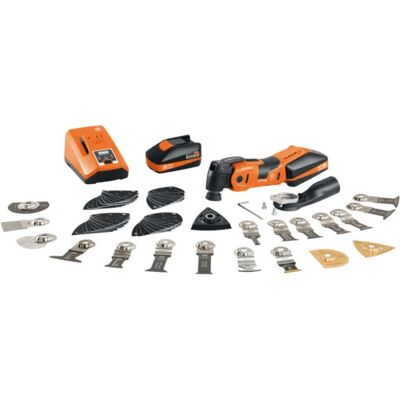FEIN Multioutil sans fil AMM 700 Max Top Noir, Orange - Outil oscillant - Publicité FEIN Multioutil sans fil AMM 700 Max Top Noir, Orange - Outil oscillant - Publicité