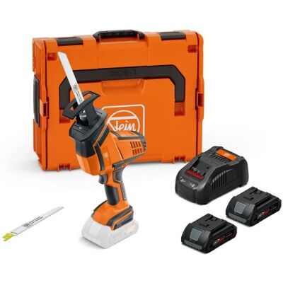 Fein 18-21V Akku-Säbelsäge Set mit 2 Batterien & Ladegerät Fein 18-21V Akku-Säbelsäge Set mit 2 Batterien & Ladegerät