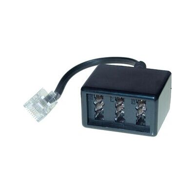 Alcasa T3A-NFN Telefonkabel - RJ-45 auf NFN, 0,2 m, Schwarz Alcasa T3A-NFN Telefonkabel - RJ-45 auf NFN, 0,2 m, Schwarz