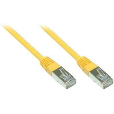 Good Connections - Alcasa 1m Cat5e - Žlutá - S-FTP - kabel Good Connections - Alcasa 1m Cat5e - Žlutá - S-FTP - kabel