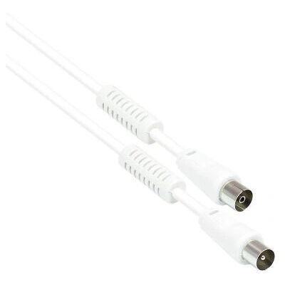 Alcasa S-PAK05 Weiß Koaxialkabel - 5m Satelliten TV Alcasa S-PAK05 Weiß Koaxialkabel - 5m Satelliten TV