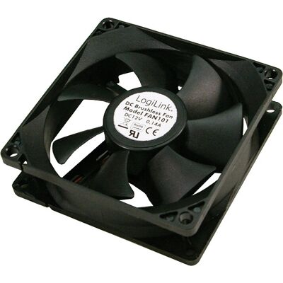 Logilink - FAN101 - 80x80x25mm - Fekete - Számítógép ház hűtőventilátor Logilink - FAN101 - 80x80x25mm - Fekete - Számítógép ház hűtőventilátor