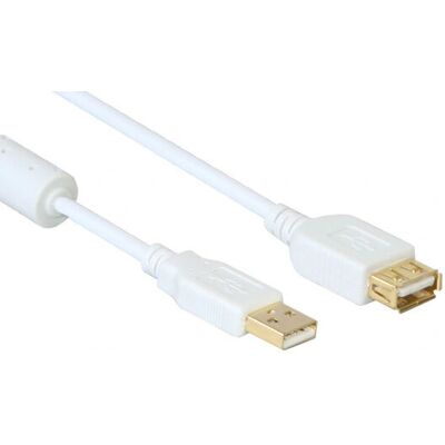Alcasa USB 2.0 5m USB A Fehér - USB hosszabbító kábel Alcasa USB 2.0 5m USB A Fehér - USB hosszabbító kábel