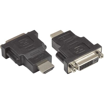 Good Connections DVI-HDMI Video Adapter - Black Good Connections DVI-HDMI Video Adapter - Black