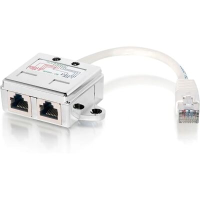 Equip 127603 Síťový rozdělovač - RJ45, 2X RJ-45, Bílý Equip 127603 Síťový rozdělovač - RJ45, 2X RJ-45, Bílý