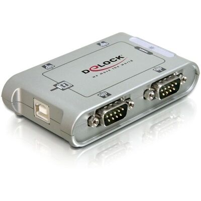 DeLOCK 4 Ports USB 2.0 Serial Hub - USB Hub DeLOCK 4 Ports USB 2.0 Serial Hub - USB Hub