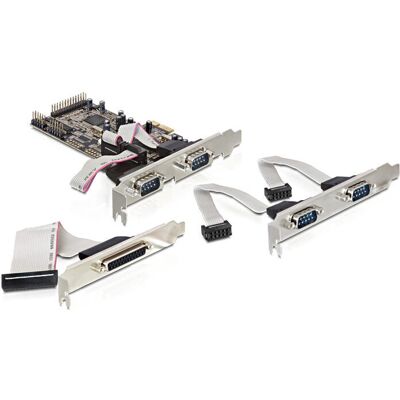 DeLOCK PCIe card 4x serial 1x parallel - PCIe card DeLOCK PCIe card 4x serial 1x parallel - PCIe card