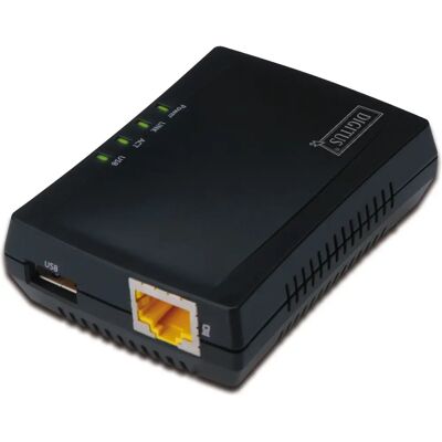 Digitus DN-13020 Print Server - Ethernet LAN Black Digitus DN-13020 Print Server - Ethernet LAN Black