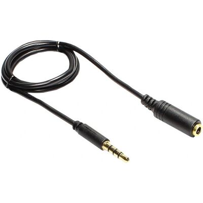 Câble audio Alcasa 0,5 m - Noir Câble audio Alcasa 0,5 m - Noir